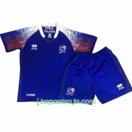 Billiga Fotbollströjor Island Barn VM 2018 Hemma tröja